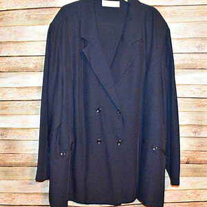 Giorgio‎ Fiorlini Blazer Jacket Navy Blue 2X